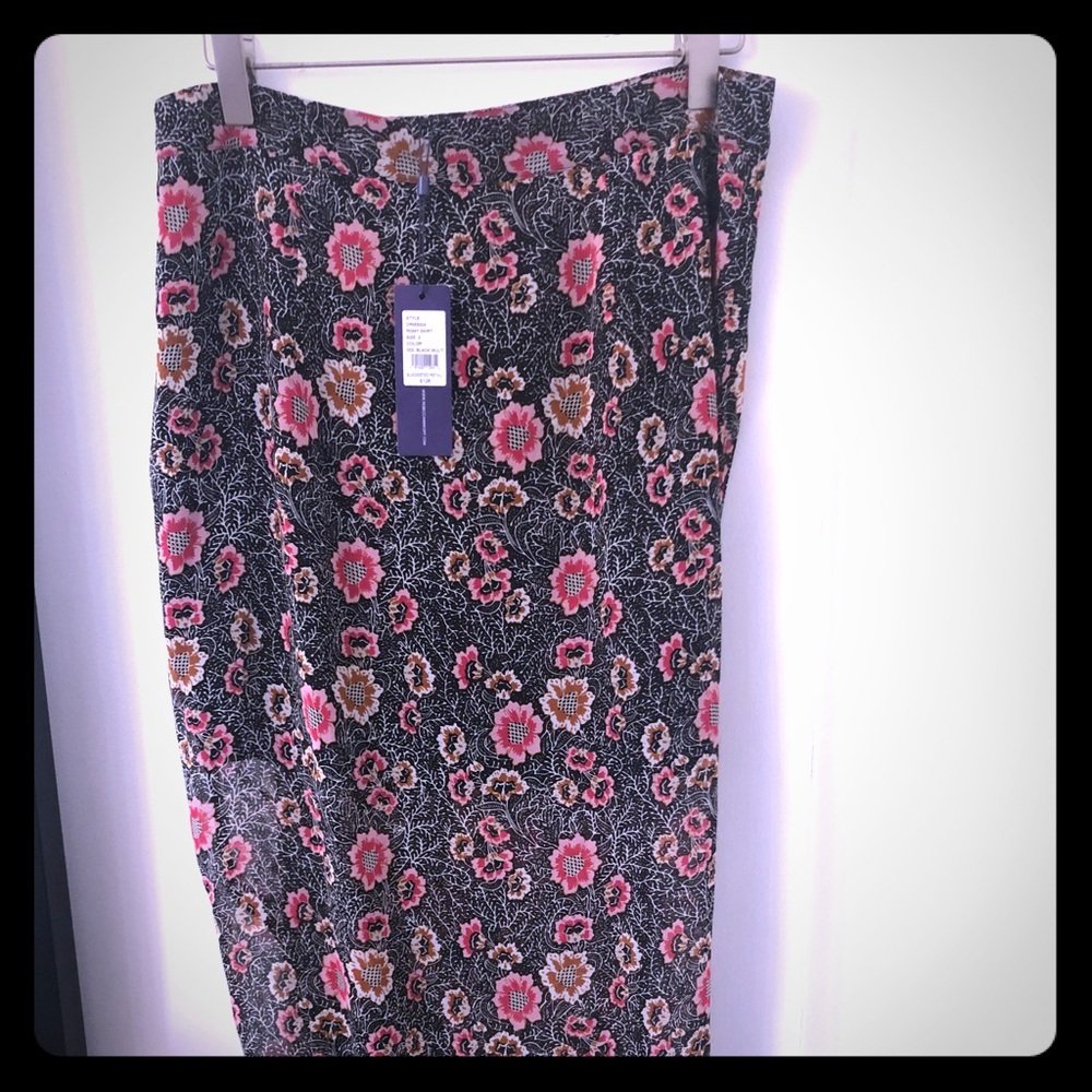 Rebecca Minkoff floral skirt